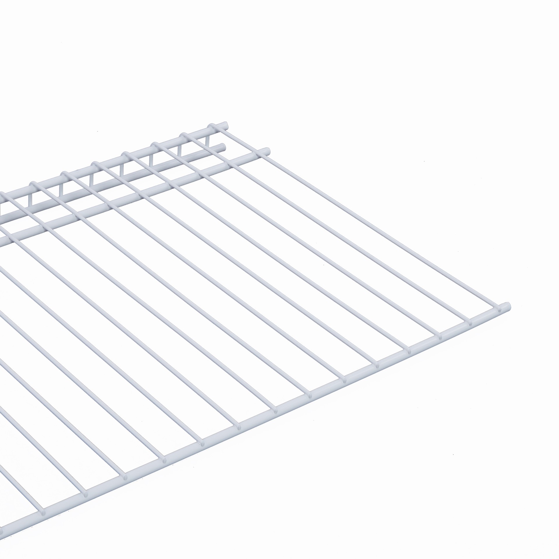 slide 5 of 6, Project Source All Purpose 6-ft x 12-in White Universal Wire Shelf, 1 ct