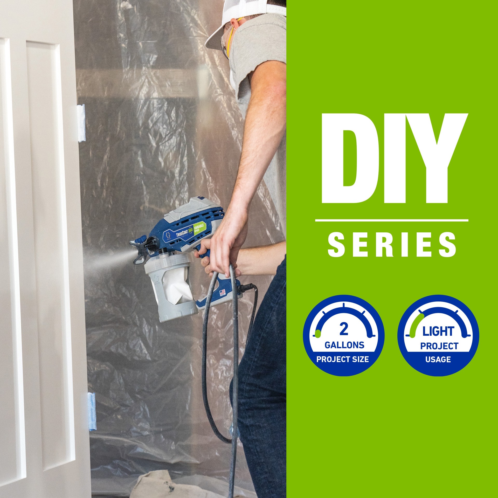 slide 2 of 6, Graco TrueCoat 360 Variable Speed Electric Handheld Airless Paint Sprayer, 1 ct