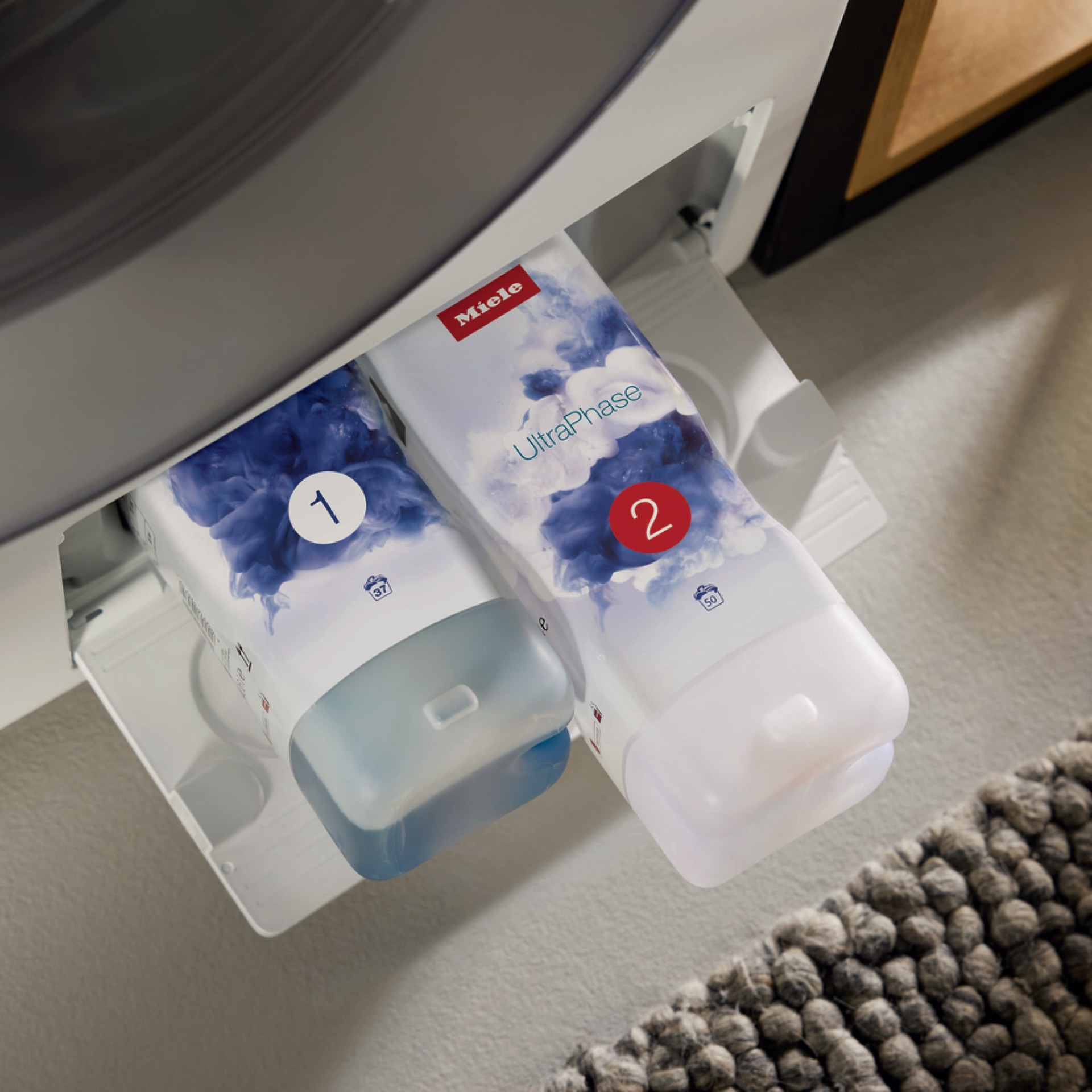 slide 3 of 5, Miele UltraPhase 2 Scent HE Laundry Detergent 63 Loads 47.67 -fl oz, 1 ct