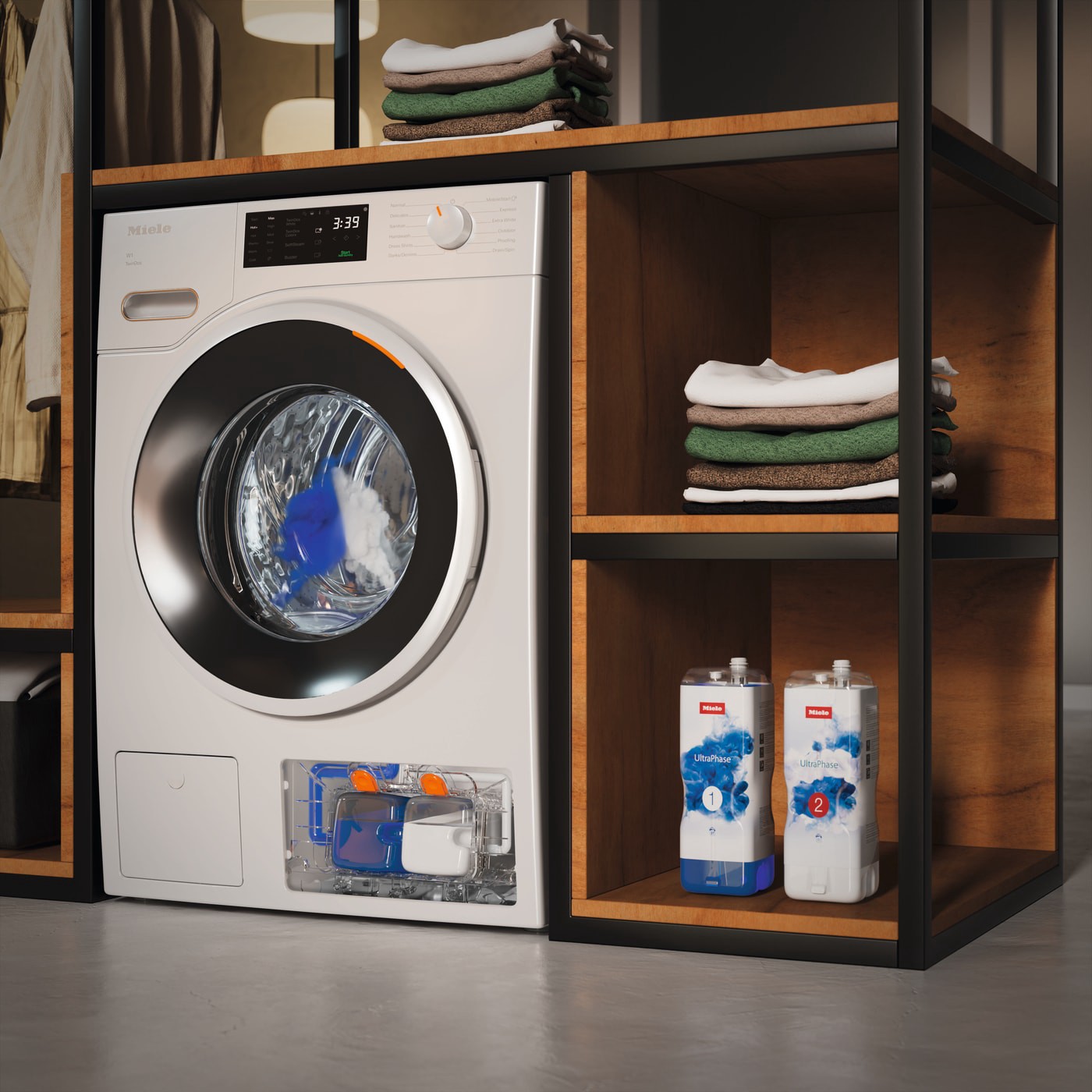 slide 4 of 5, Miele UltraPhase 2 Scent HE Laundry Detergent 63 Loads 47.67 -fl oz, 1 ct