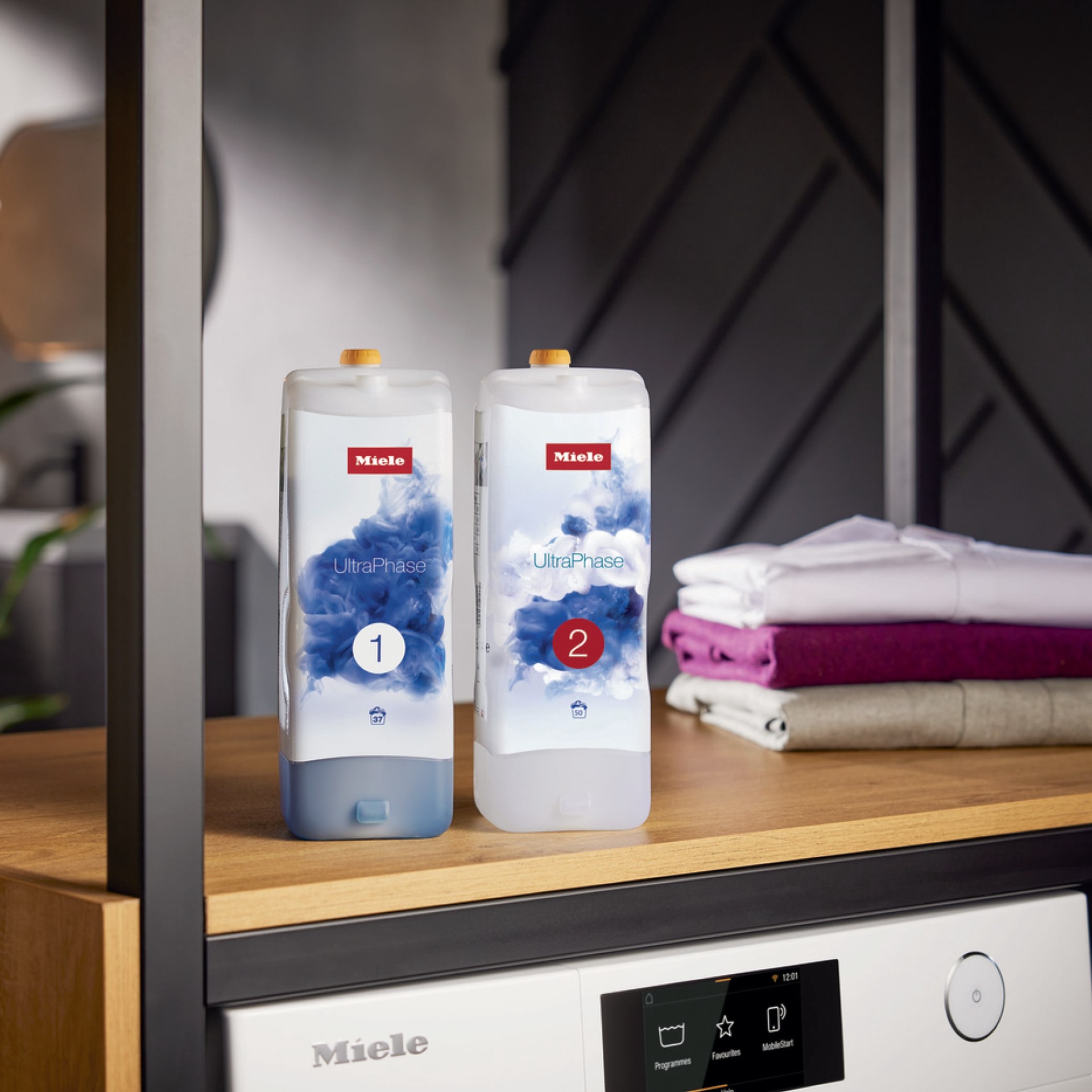 slide 5 of 5, Miele UltraPhase 2 Scent HE Laundry Detergent 63 Loads 47.67 -fl oz, 1 ct
