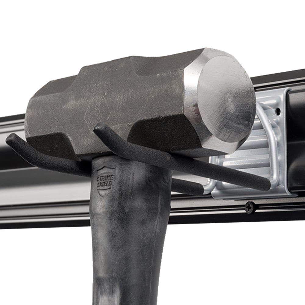 slide 3 of 6, Kobalt K-Rail 15 -Piece 32-in Black/Grey PVC Storage rail system, 1 ct