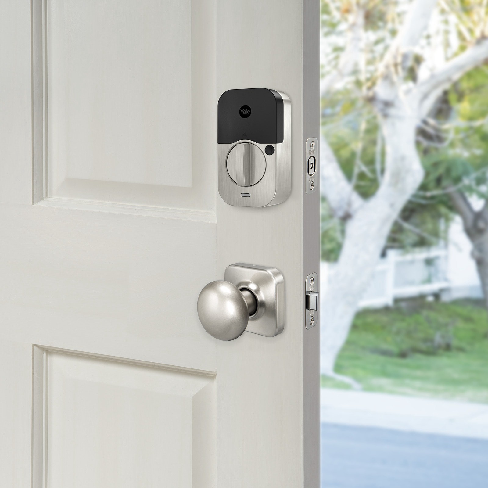 slide 5 of 6, Yale Assure Lock 2 Satin Nickel Smart Bluetooth Touchscreen Keypad Electronic Deadbolt Lock, 1 ct