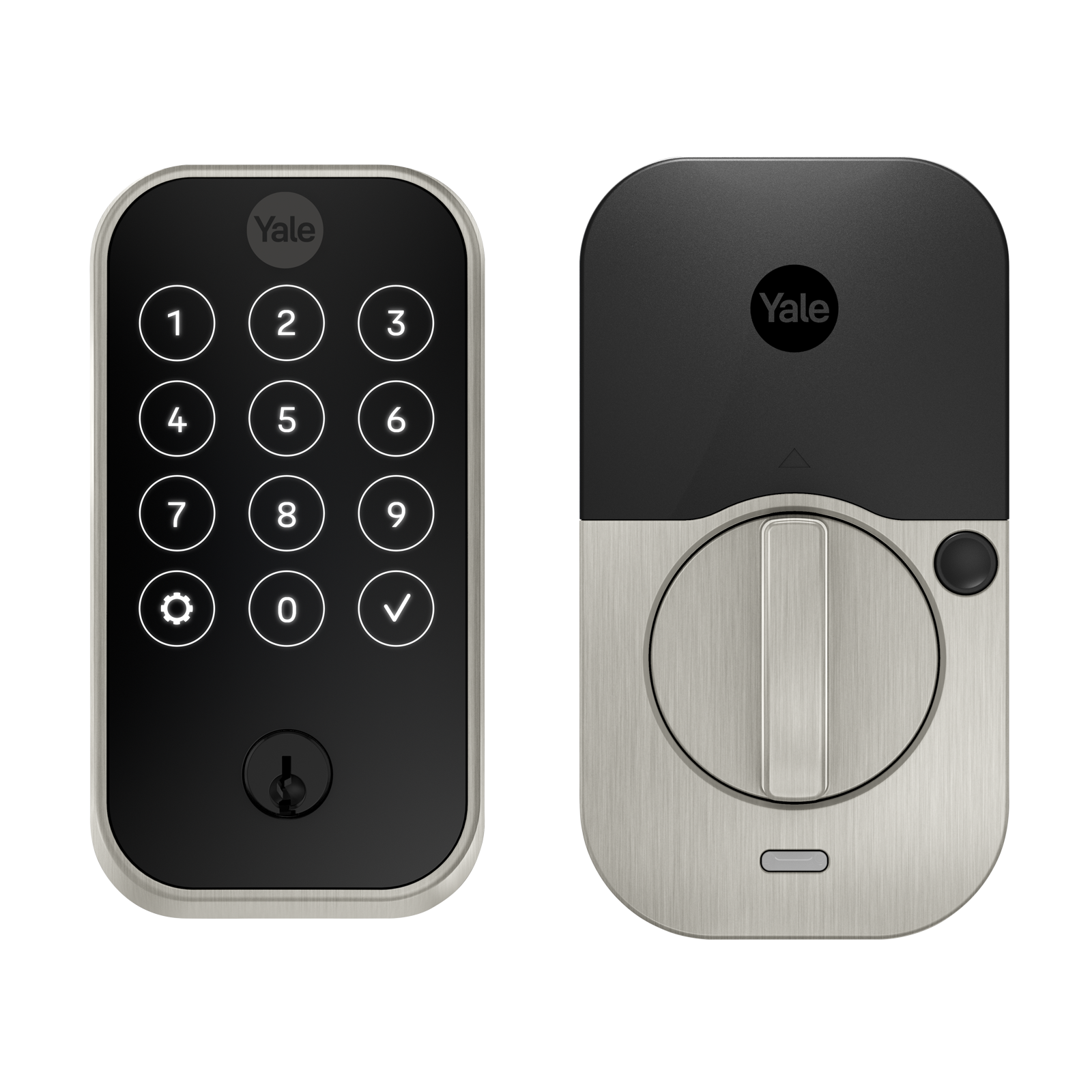 slide 1 of 6, Yale Assure Lock 2 Satin Nickel Smart Bluetooth Touchscreen Keypad Electronic Deadbolt Lock, 1 ct