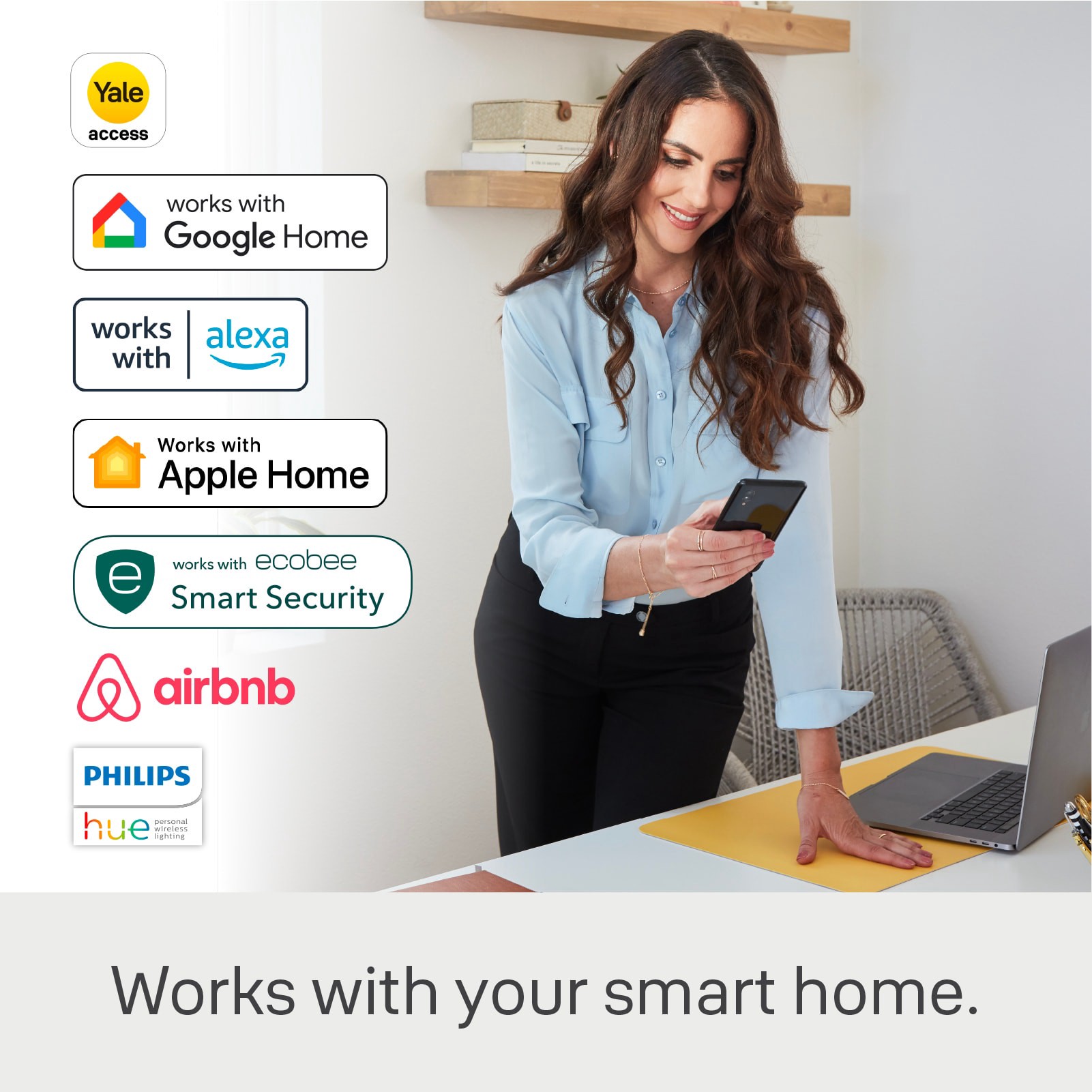 slide 2 of 6, Yale Assure Lock 2 Satin Nickel Smart Wi-Fi and Bluetooth Keypad Electronic Deadbolt Lock, 1 ct