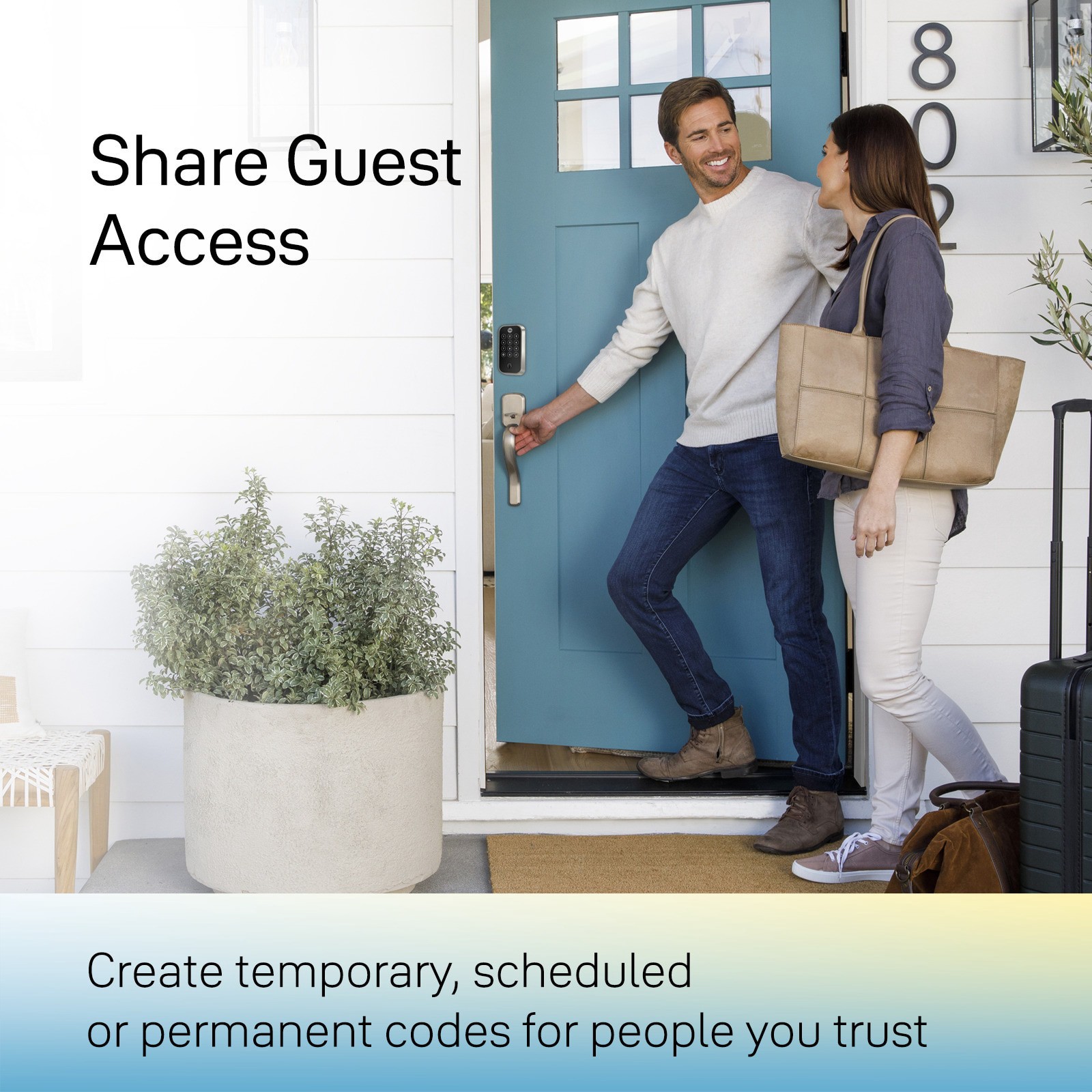 slide 5 of 6, Yale Assure Lock 2 Satin Nickel Smart Wi-Fi and Bluetooth Keypad Electronic Deadbolt Lock, 1 ct