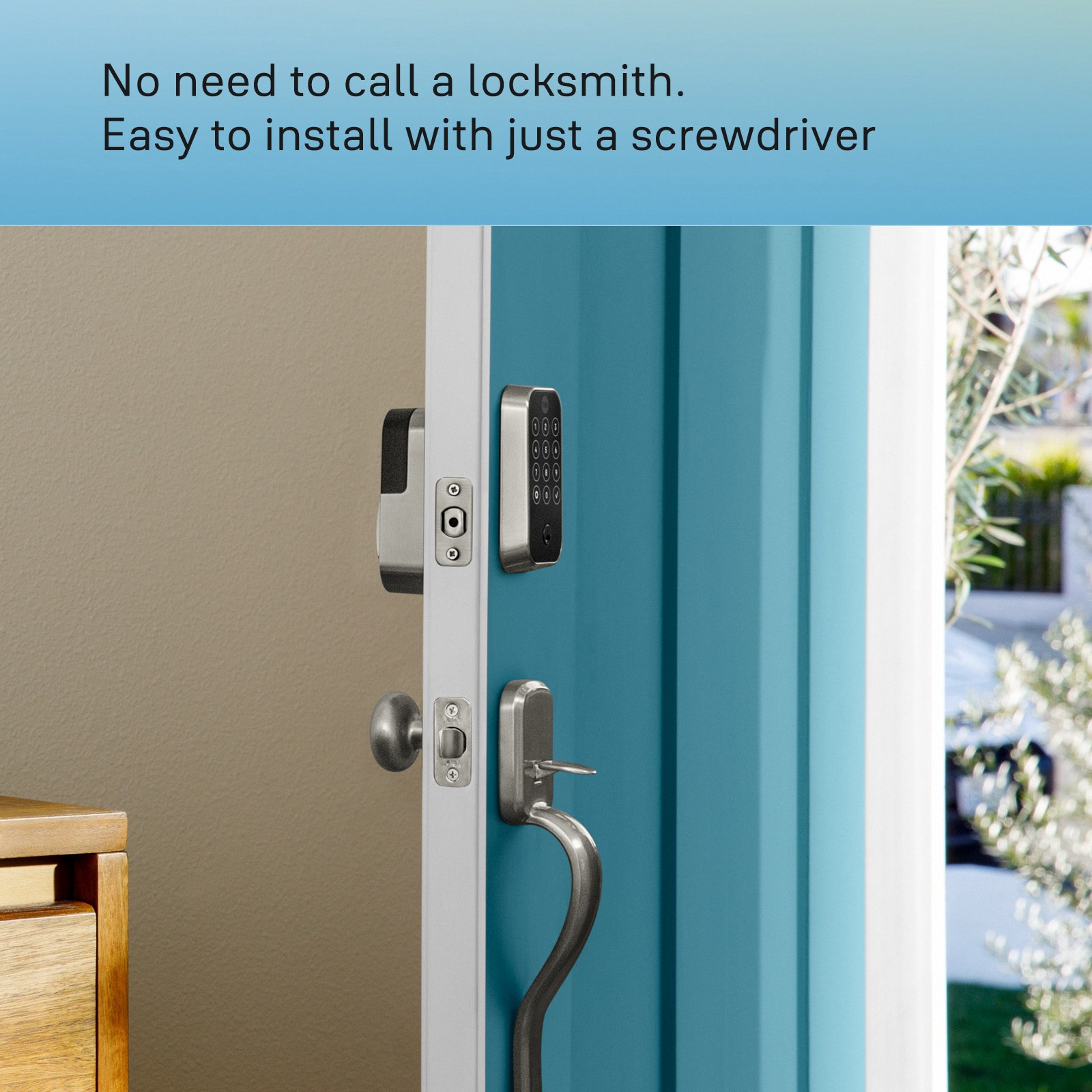 slide 6 of 6, Yale Assure Lock 2 Satin Nickel Smart Wi-Fi and Bluetooth Keypad Electronic Deadbolt Lock, 1 ct