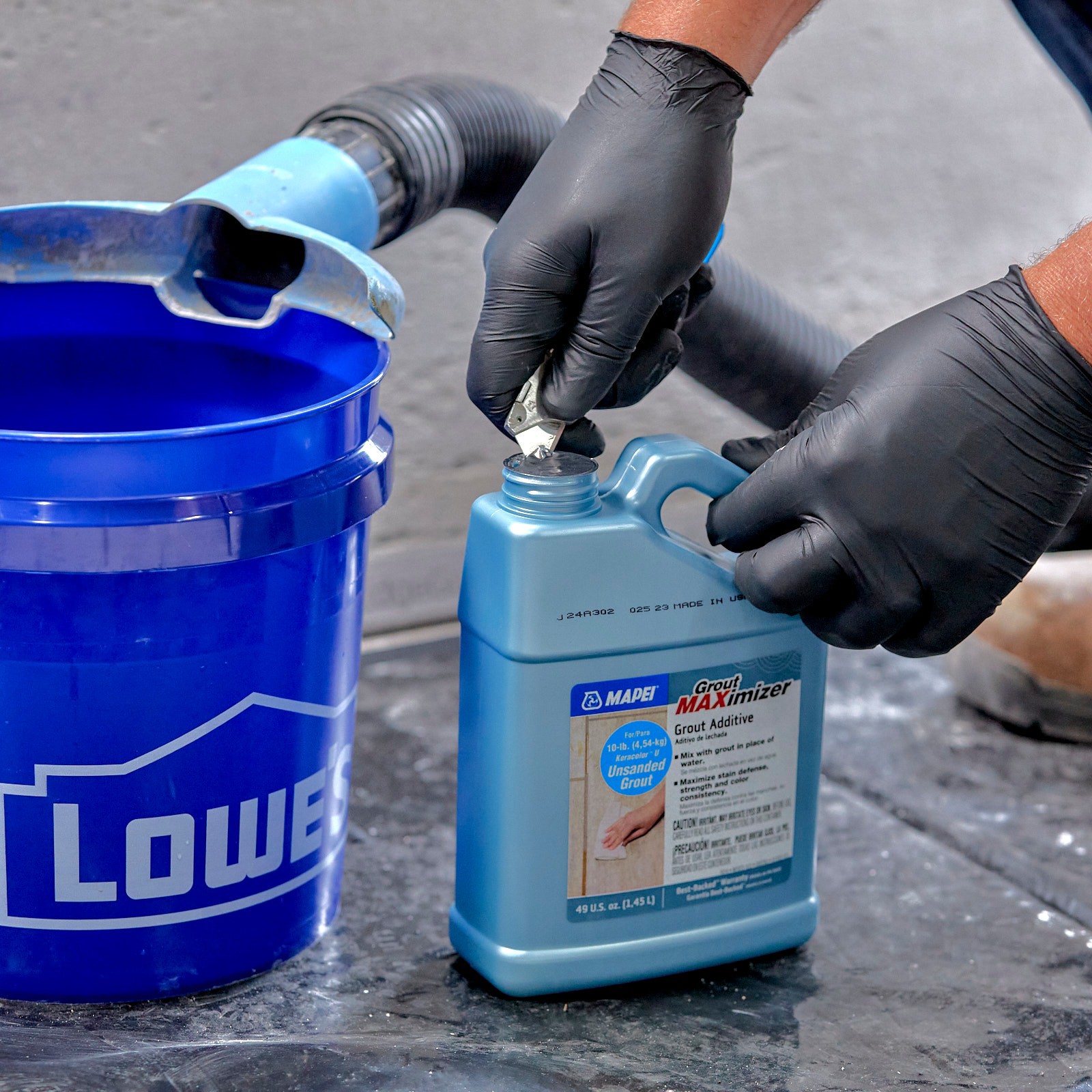 slide 5 of 5, MAPEI Grout Maximizer Water-based Grout Stain Resistance Additive ( 49 Fluid ounce(s), 1 ct