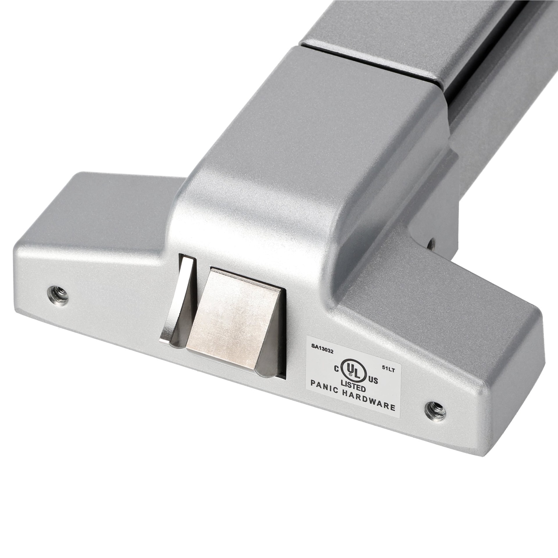 slide 4 of 5, L.I.F Industries Emergency Exit Bar w Lever Entrance Trim 36-in Aluminum Field reversible Rim exit device, 1 ct