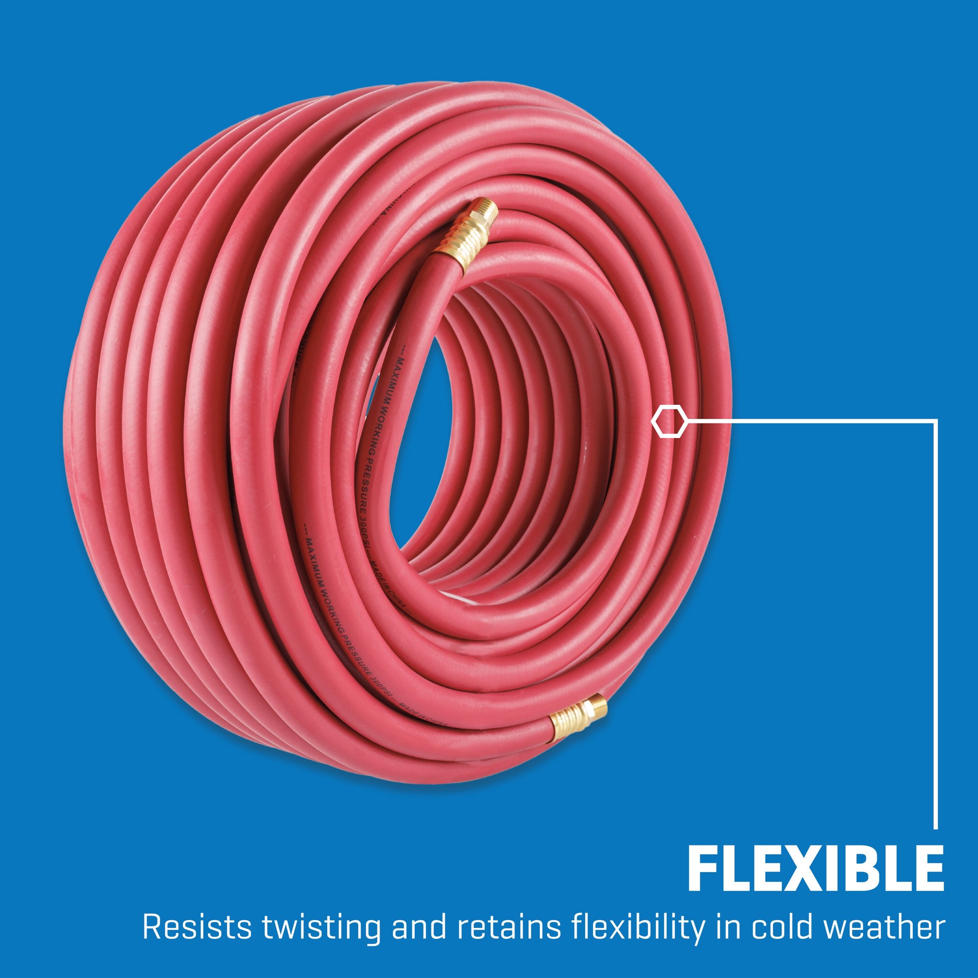 slide 4 of 6, Kobalt Economy Rubber 3/8-in X 100-Ft, 1 ct