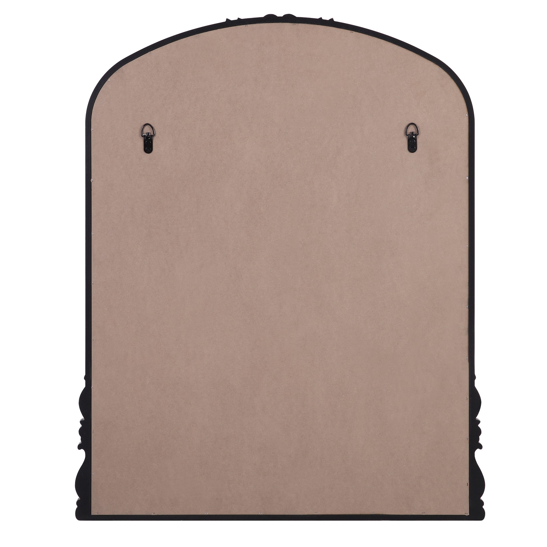 slide 6 of 6, allen + roth 28.4-in W x 35.0-in H Arch Gold Framed Wall Mirror, 1 ct