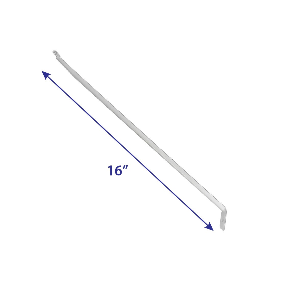 slide 4 of 6, Project Source TrackSmart 20-in White Steel Fixed Mount Bracket, 1 ct