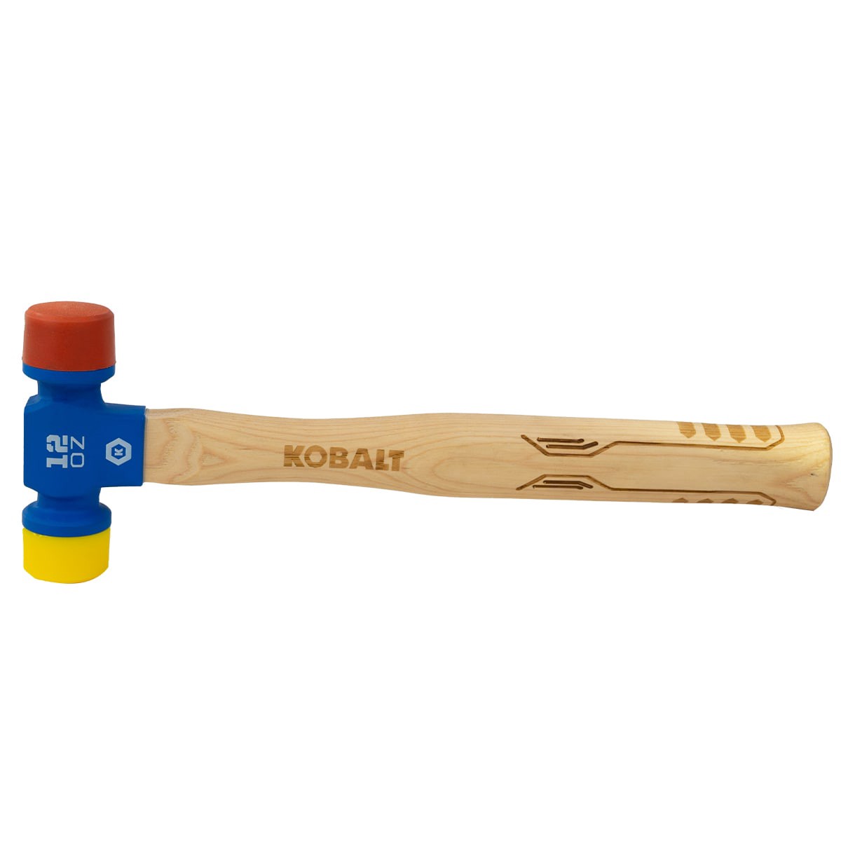 slide 4 of 4, Kobalt 12 -oz Rubber Head Wood Handle Rubber mallet, 1 ct