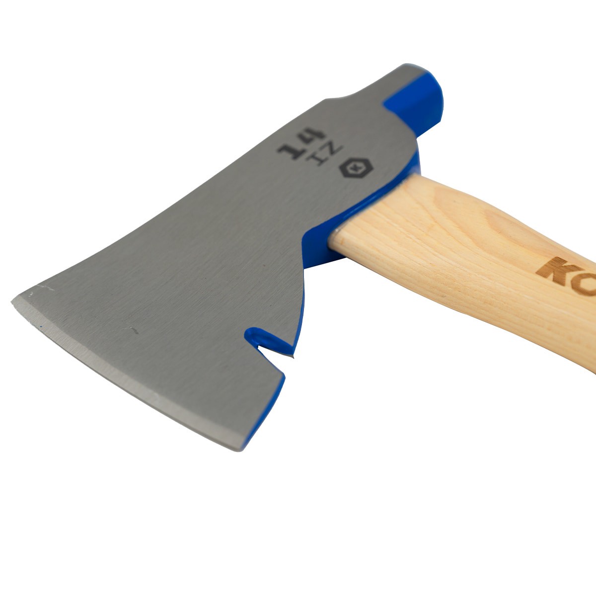 slide 2 of 4, Kobalt 28 -oz Steel Head Wood Handle Hatchet Specialty hammer, 1 ct