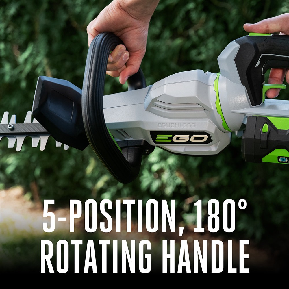 slide 6 of 6, EGO POWER+ 56-volt 26-in Battery Hedge Trimmer 2.5 Ah Battery Included , Charger Included, 1 ct