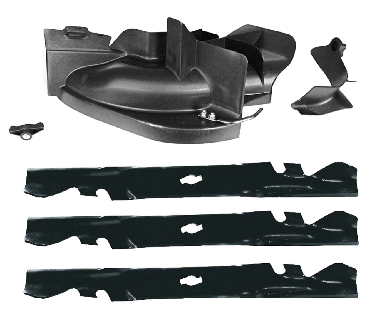 slide 1 of 3, CRAFTSMAN 54-in Tractor or zero-turn radius mower (ZTR) Mulch Kit, 1 ct