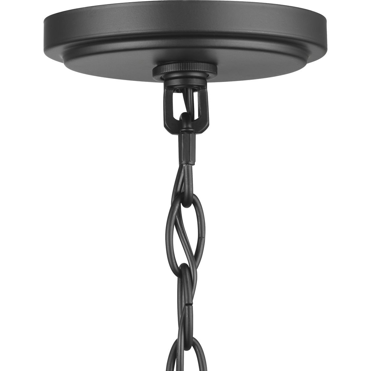 slide 6 of 6, Progress Lighting Bradberry 1 -Light Matte Black Farmhouse Square Small Hanging Pendant light, 1 ct
