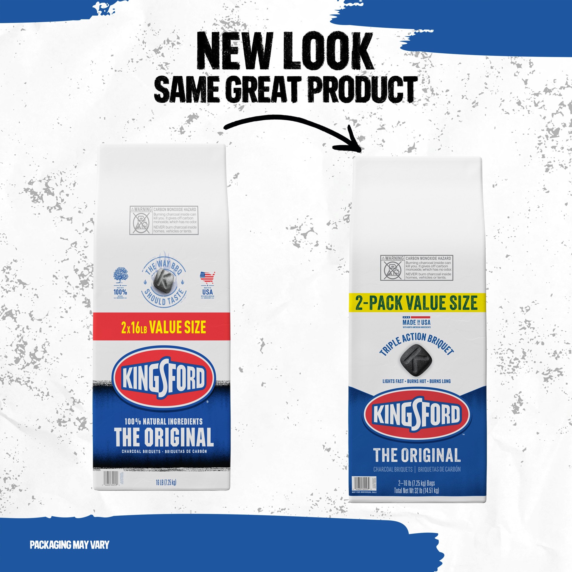 slide 4 of 6, Kingsford 2 -Pack 16 Pound(s) Charcoal briquettes, 1 ct