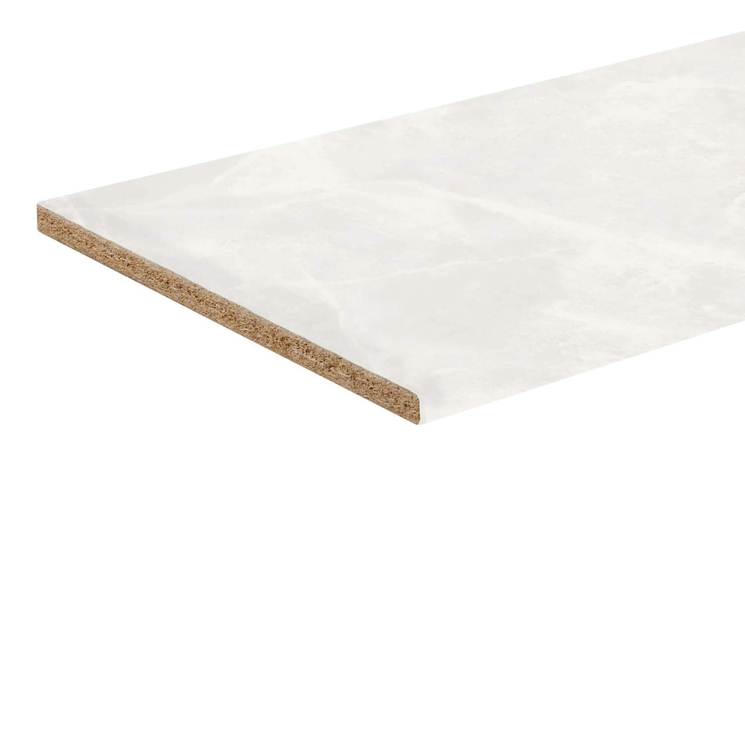 slide 1 of 6, Stretta 4-ft x 25.5-in x 1.125-in Manhattan Pearl Laminate Countertop, 1 ct