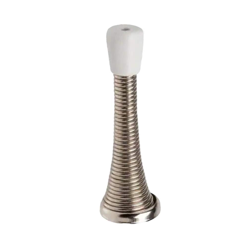 slide 1 of 6, RELIABILT 3-in Chrome Spring Door Stop, 1 ct