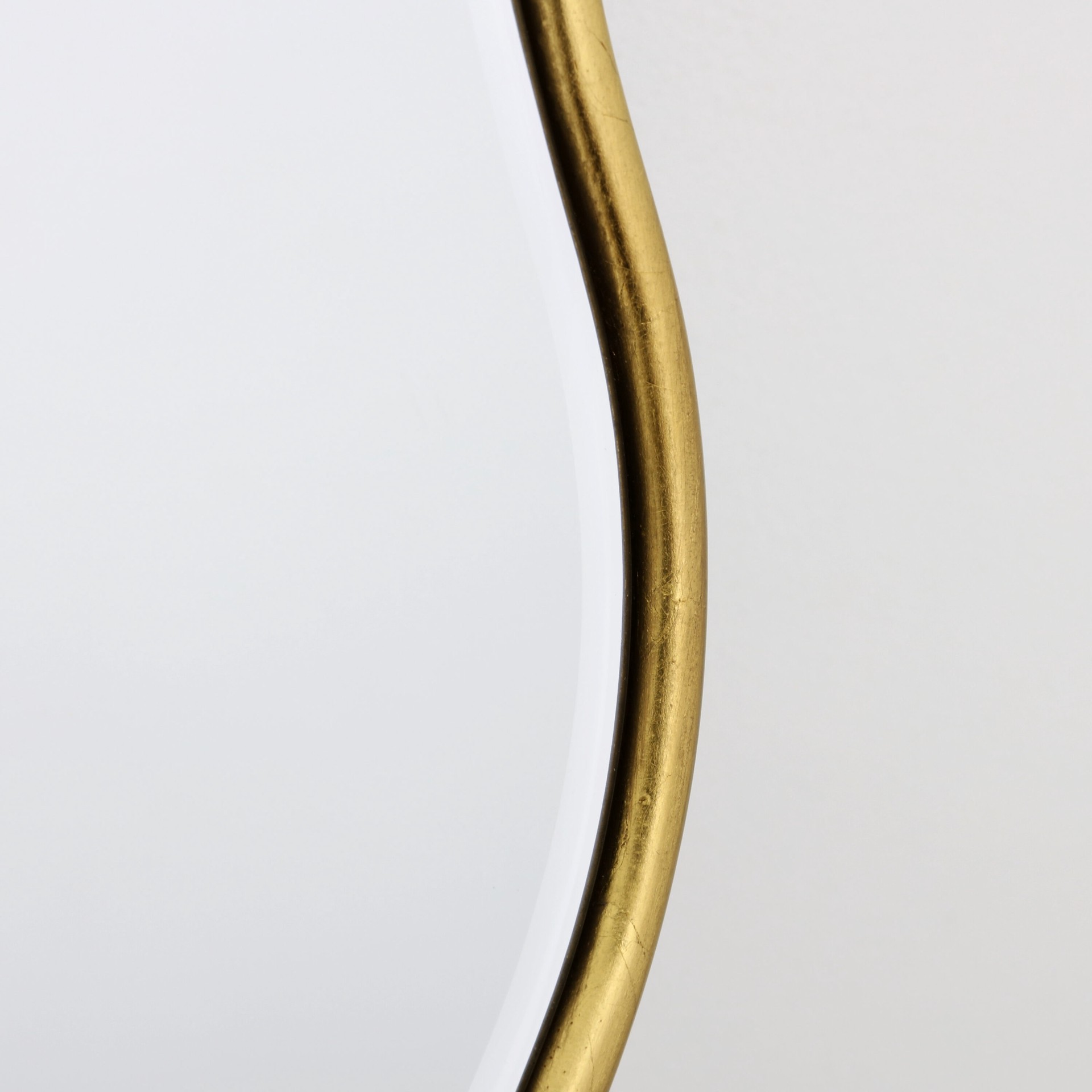 slide 6 of 6, allen + roth 30-in W x 30.0-in H Round Gold Beveled Wall Mirror, 1 ct