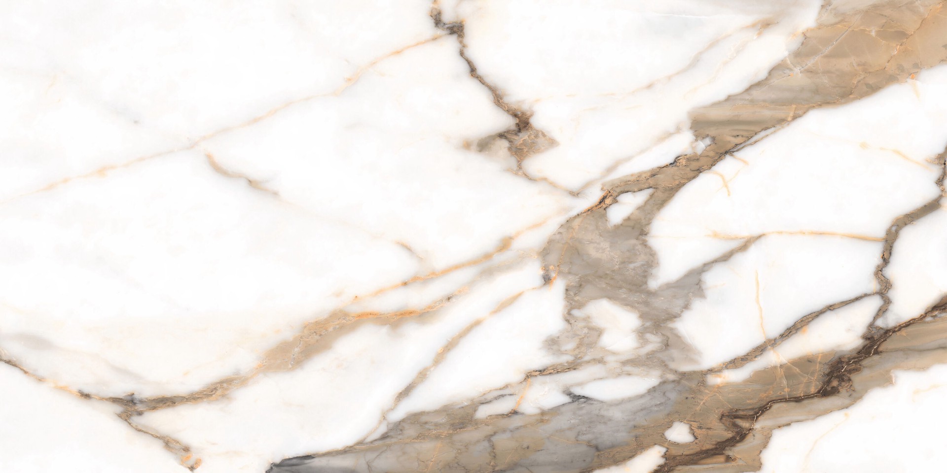 slide 5 of 6, Origin 21 Calacatta Aurous Polished 24-in x 48-in Polished Porcelain Floor and Wall Tile ( 7.75-sq ft Piece ), 1 ct
