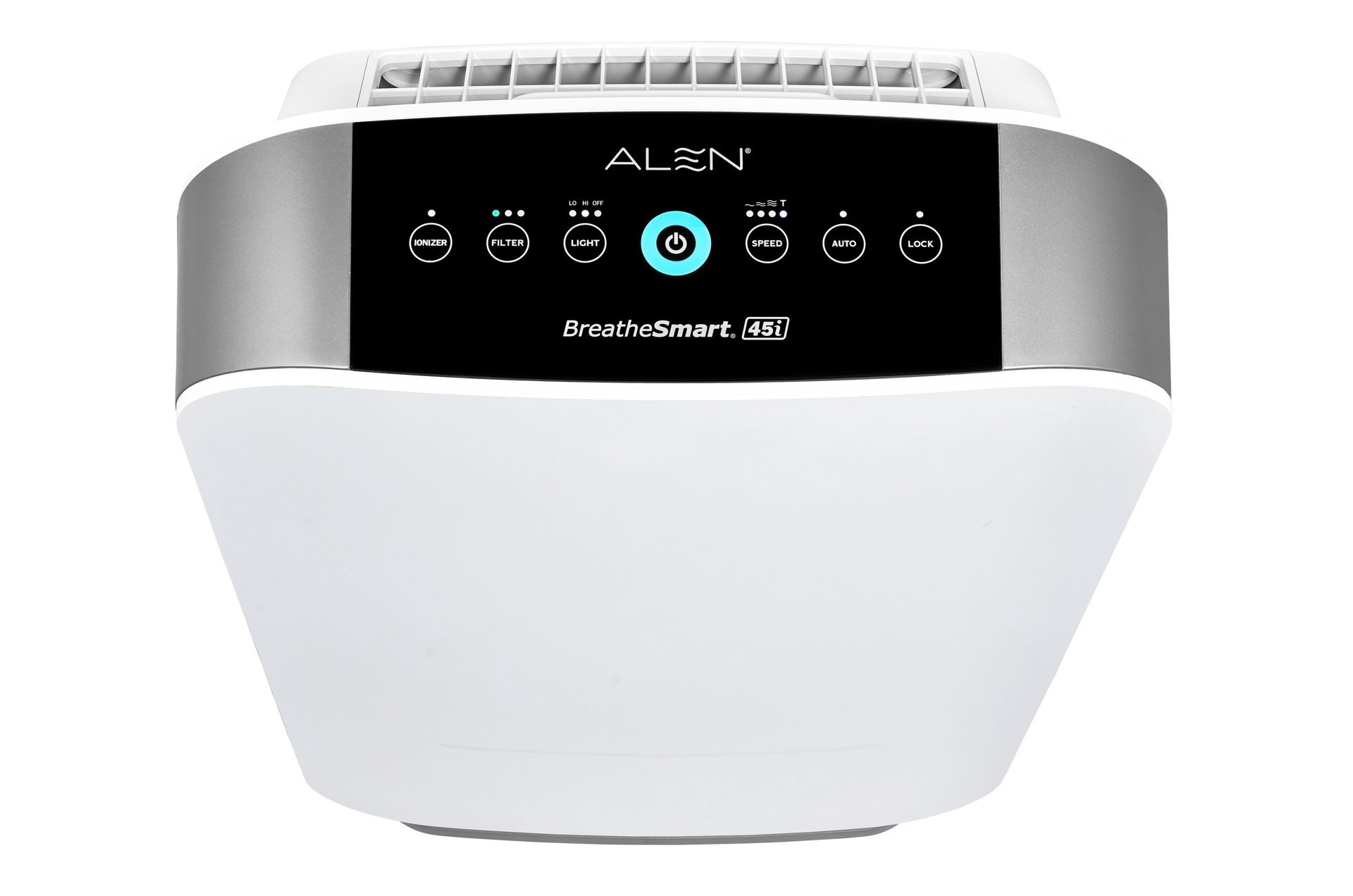 slide 3 of 6, Alen BreatheSmart 45i Pure 4 -Speed Ionic White HEPA Air Purifier ENERGY STAR Certified (Covers: 1600-sq ft ), 1 ct