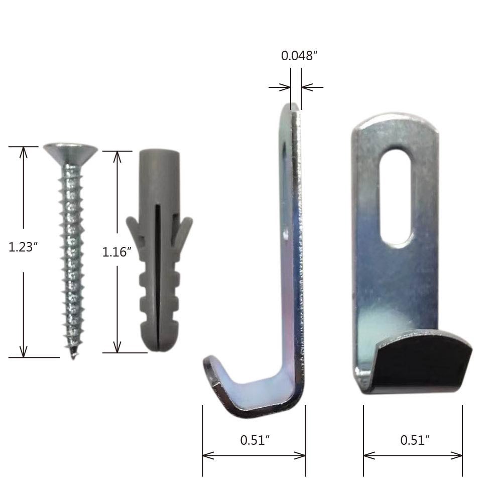 slide 3 of 6, Project Source 4 -Pack Metal Mirror clip, 1 ct