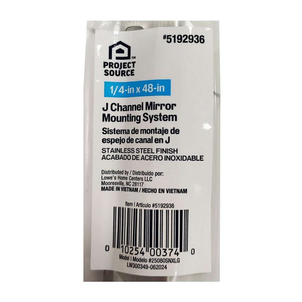 slide 5 of 6, Project Source Stainless steel Mirror mounting system, 1 ct