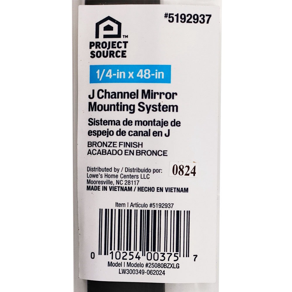 slide 5 of 6, Project Source Stainless steel Mirror mounting system, 1 ct