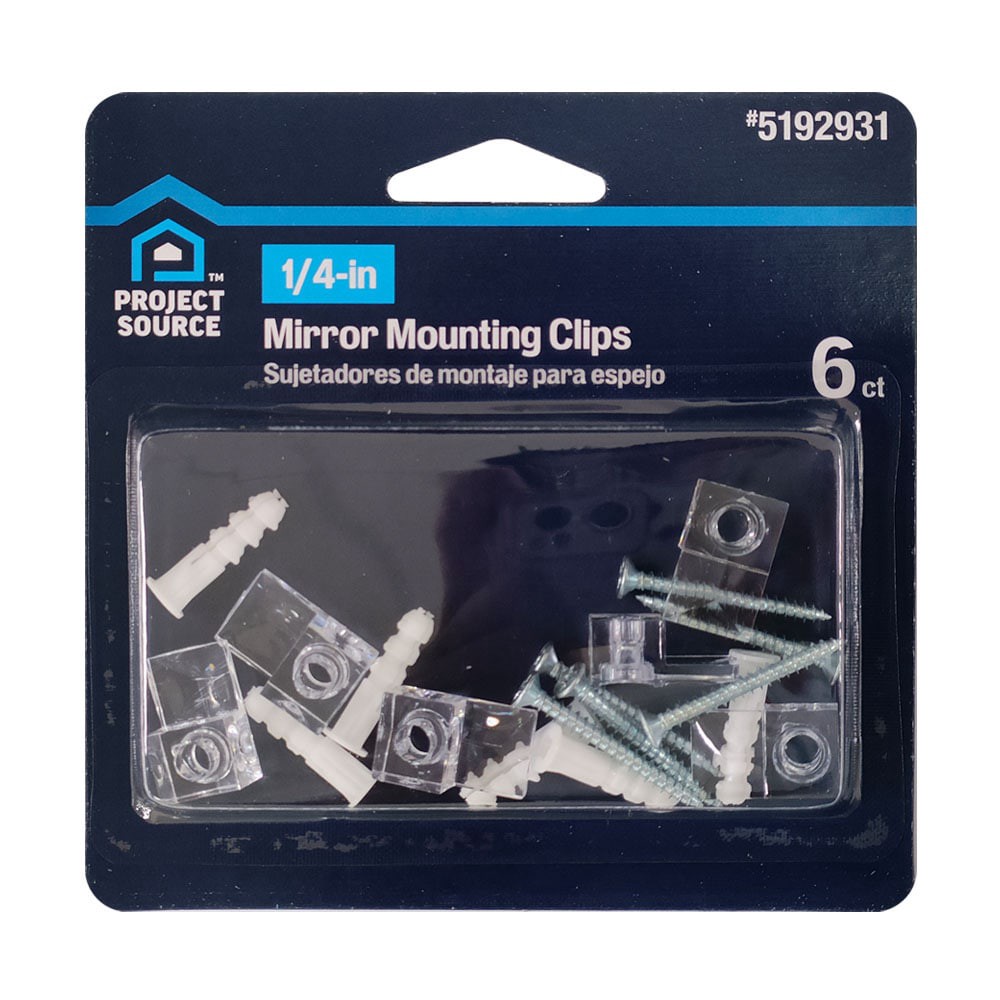 slide 5 of 6, Project Source 6 -Pack Plastic 1/4-in Clips, 1 ct