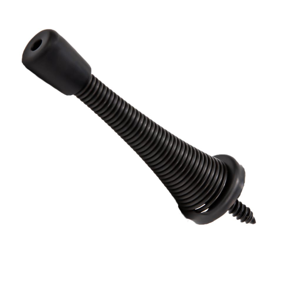 slide 4 of 6, RELIABILT 3-in Black Spring Door Stop 5 -Pack, 1 ct