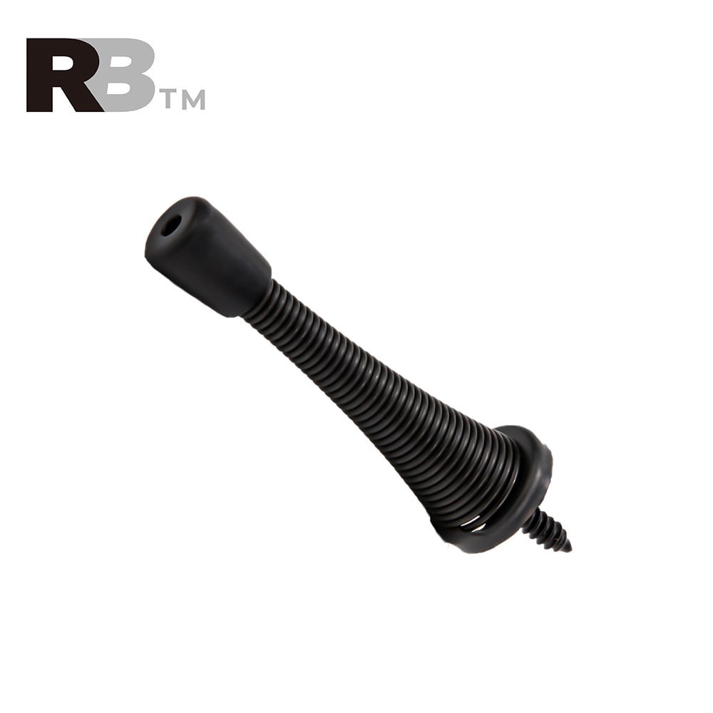 slide 4 of 6, RELIABILT 3-in Black Spring Door Stop 5 -Pack, 1 ct