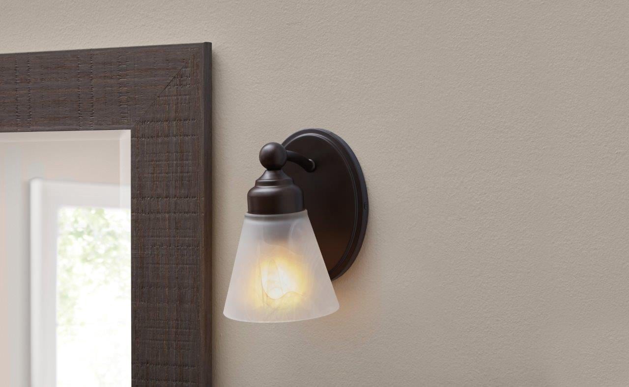 slide 4 of 6, Style Selections Mix and Match 7-in 1 -Light Bronze Transitional Vanity light fitter, 1 ct