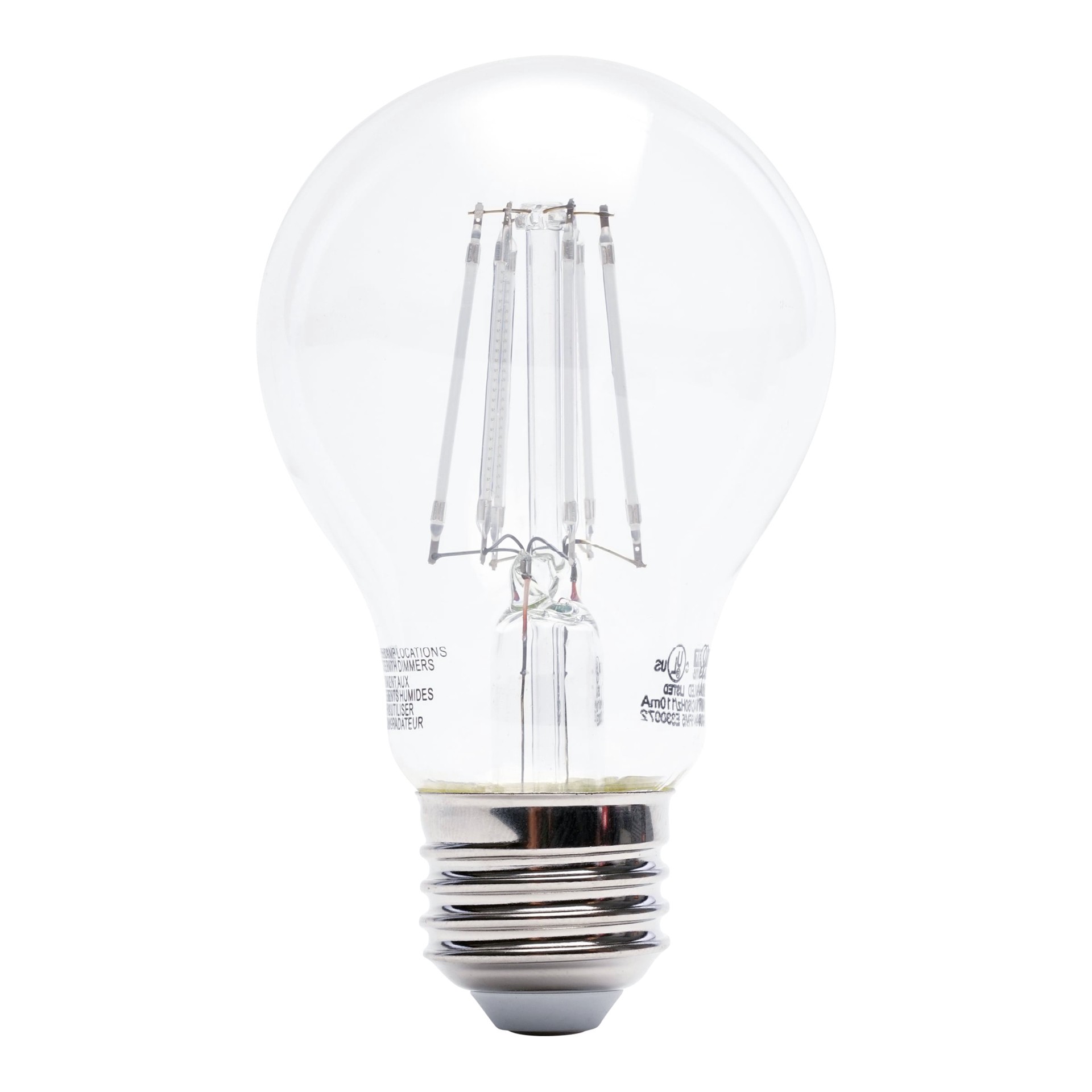 slide 3 of 6, Feit Electric 7 -Watt EQ A19 Black Medium base (E-26) LED Decorative Light Bulb, 1 ct