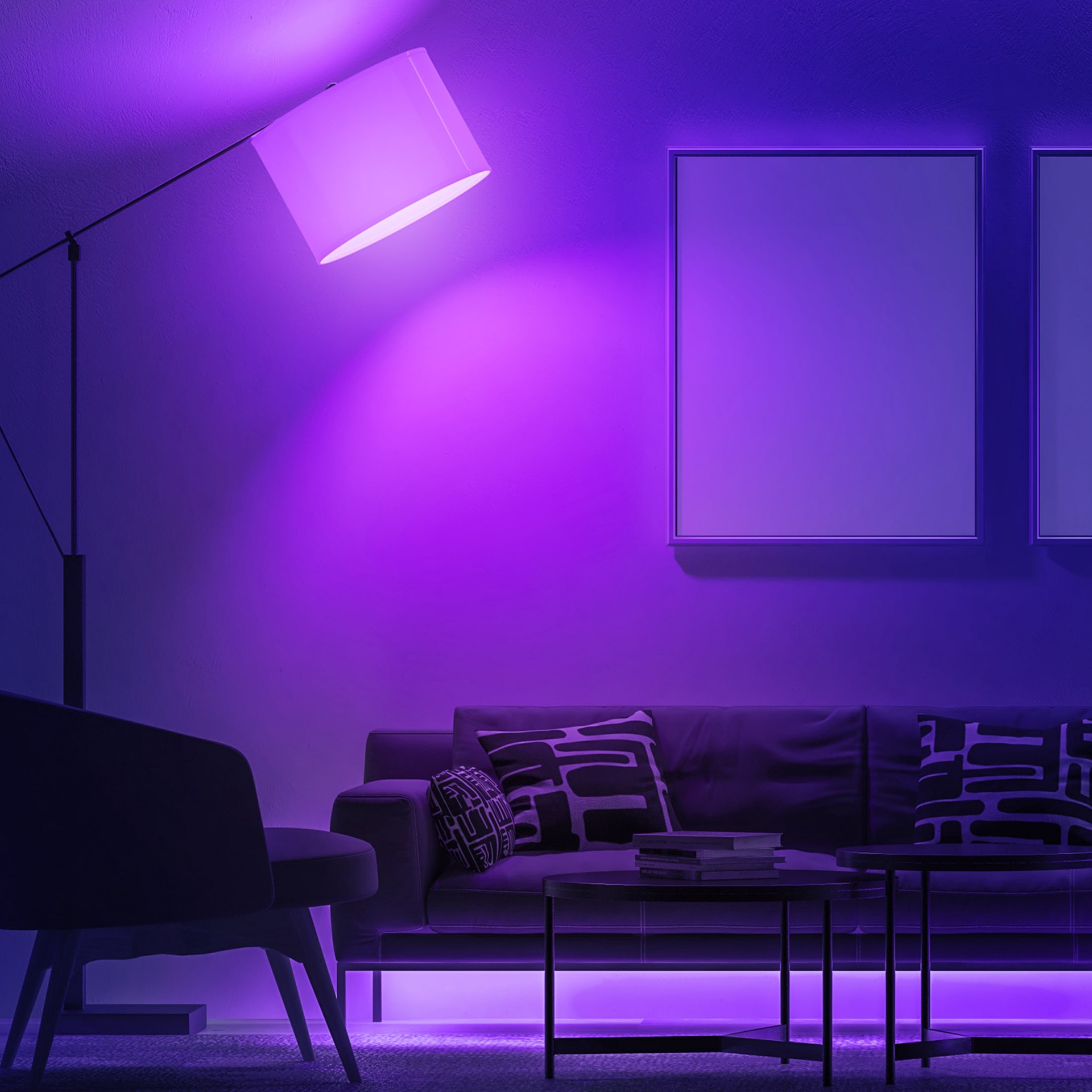 slide 6 of 6, Feit Electric 7 -Watt EQ A19 Black Medium base (E-26) LED Decorative Light Bulb, 1 ct