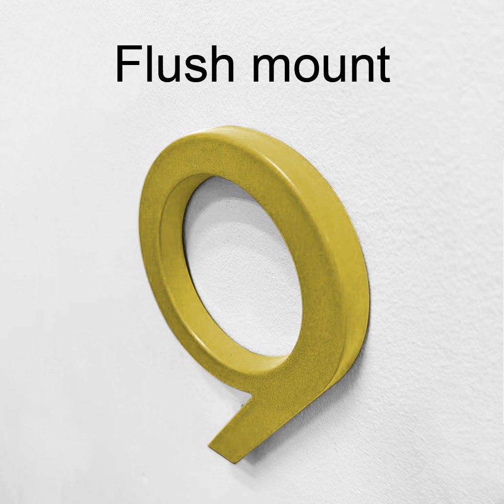 slide 5 of 6, Origin 21 Urbana Park 5-in Gold Number 9, 1 ct