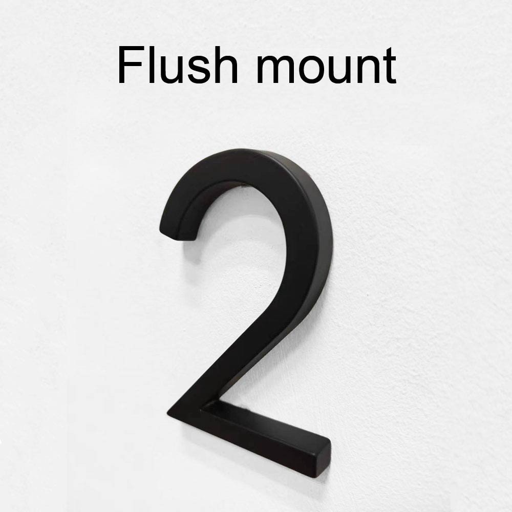 slide 6 of 6, Origin 21 Urbana Park 4-in Black Number 2, 1 ct