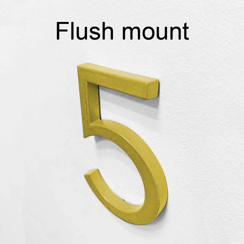 slide 5 of 6, Origin 21 Urbana Park 5-in Gold Number 5, 1 ct