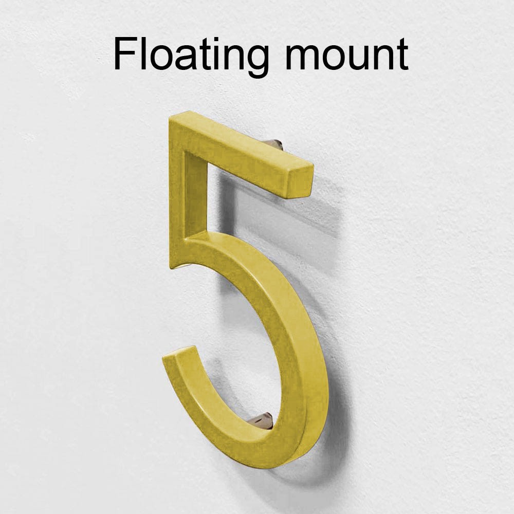 slide 6 of 6, Origin 21 Urbana Park 5-in Gold Number 5, 1 ct