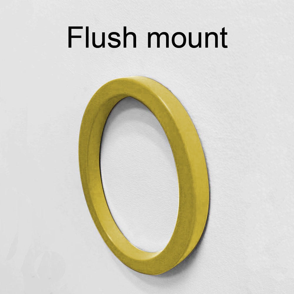 slide 5 of 6, Origin 21 Urbana Park 5-in Gold Number Zero, 1 ct