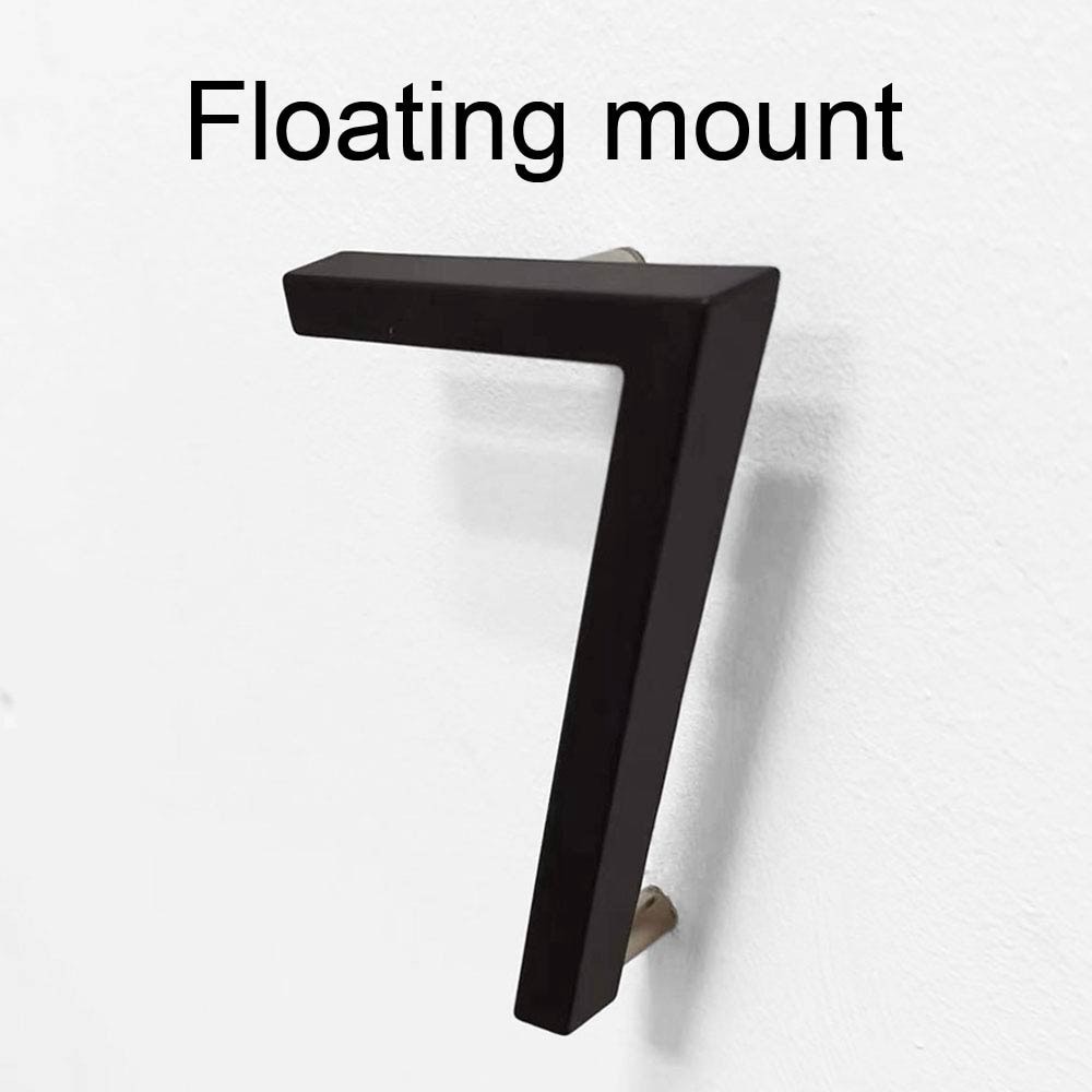 slide 5 of 6, Origin 21 Urbana Park 4-in Black Number 7, 1 ct