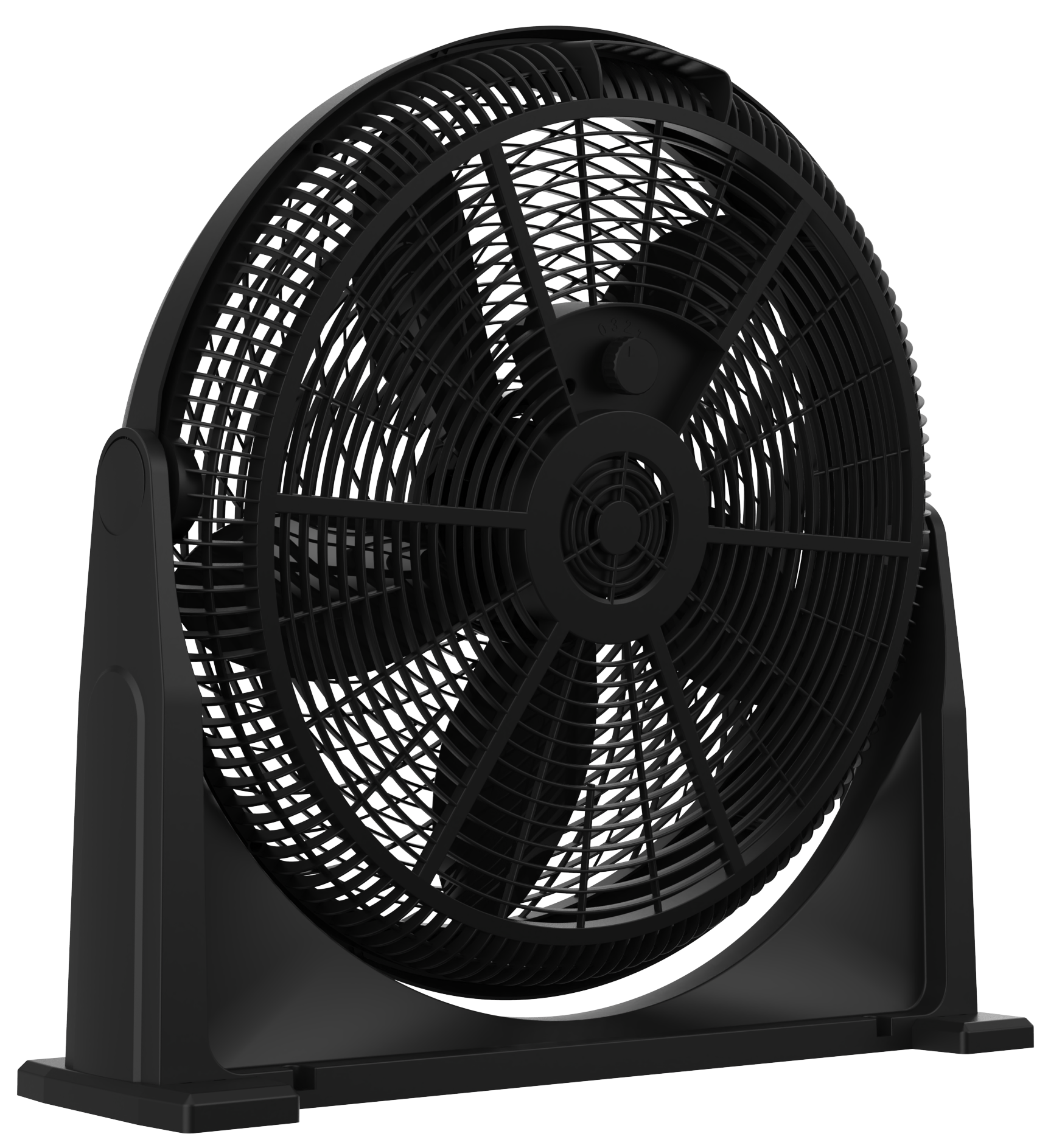 slide 5 of 6, Utilitech 20-in 120 -Volt 3 -Speed High Velocity Indoor Black Floor Fan, 1 ct