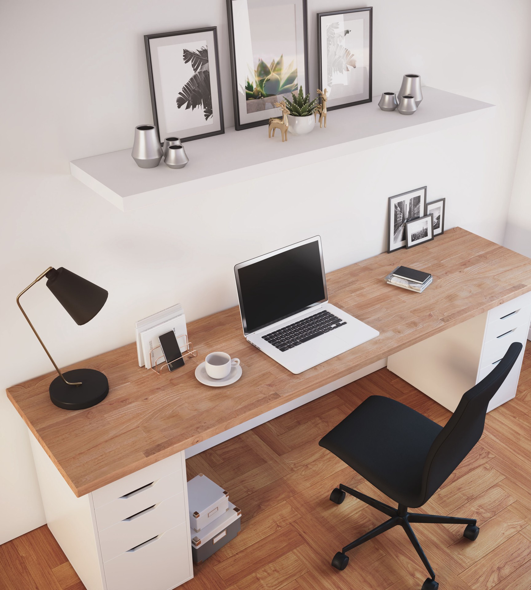 slide 4 of 6, allen + roth Natural grain 4-ft x 25-in x 1.5-in Finger-Jointed Hevea Wood Butcher block Countertop, 1 ct