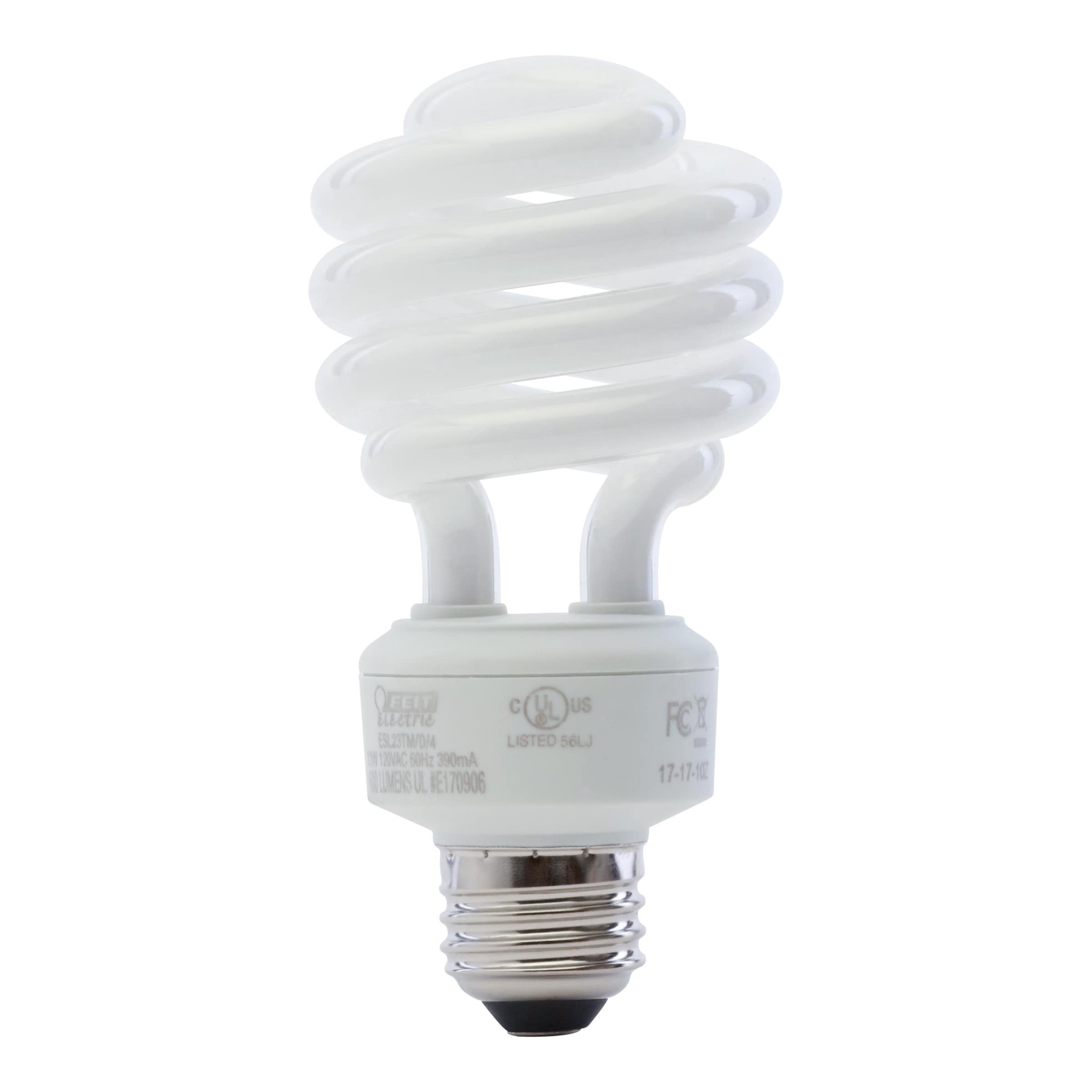 slide 4 of 6, Utilitech 100 -Watt EQ Daylight Medium base (E-26) CFL General purpose Light Bulb 4 -Pack, 1 ct