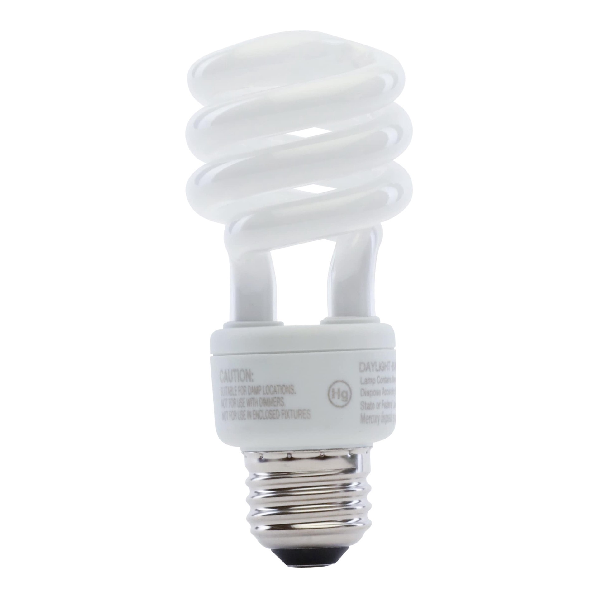 slide 4 of 6, Utilitech 60 -Watt EQ Daylight Medium base (E-26) CFL General purpose Light Bulb 4 -Pack, 1 ct