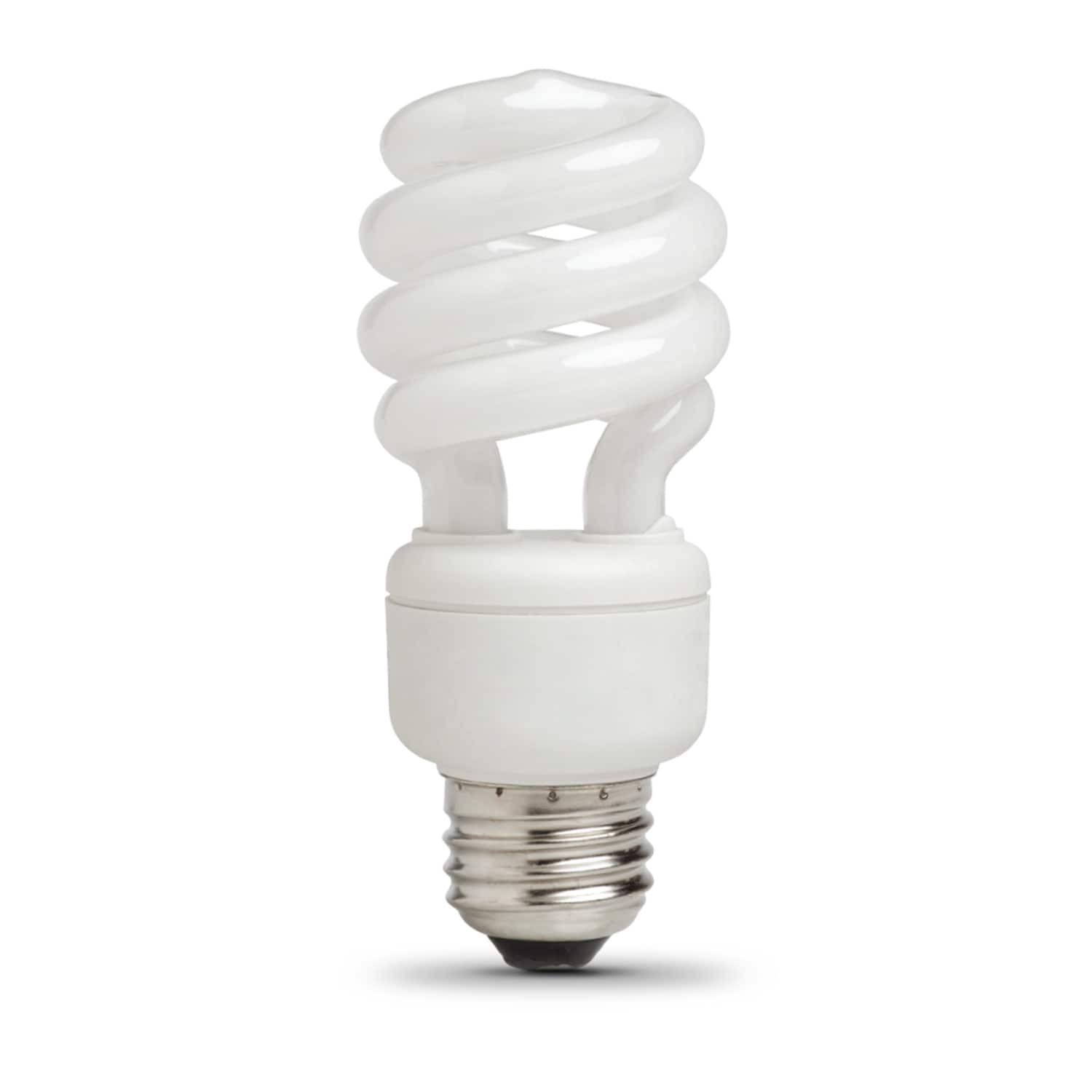 slide 4 of 6, Utilitech 60 -Watt EQ Soft white Medium base (E-26) CFL General purpose Light Bulb 4 -Pack, 1 ct