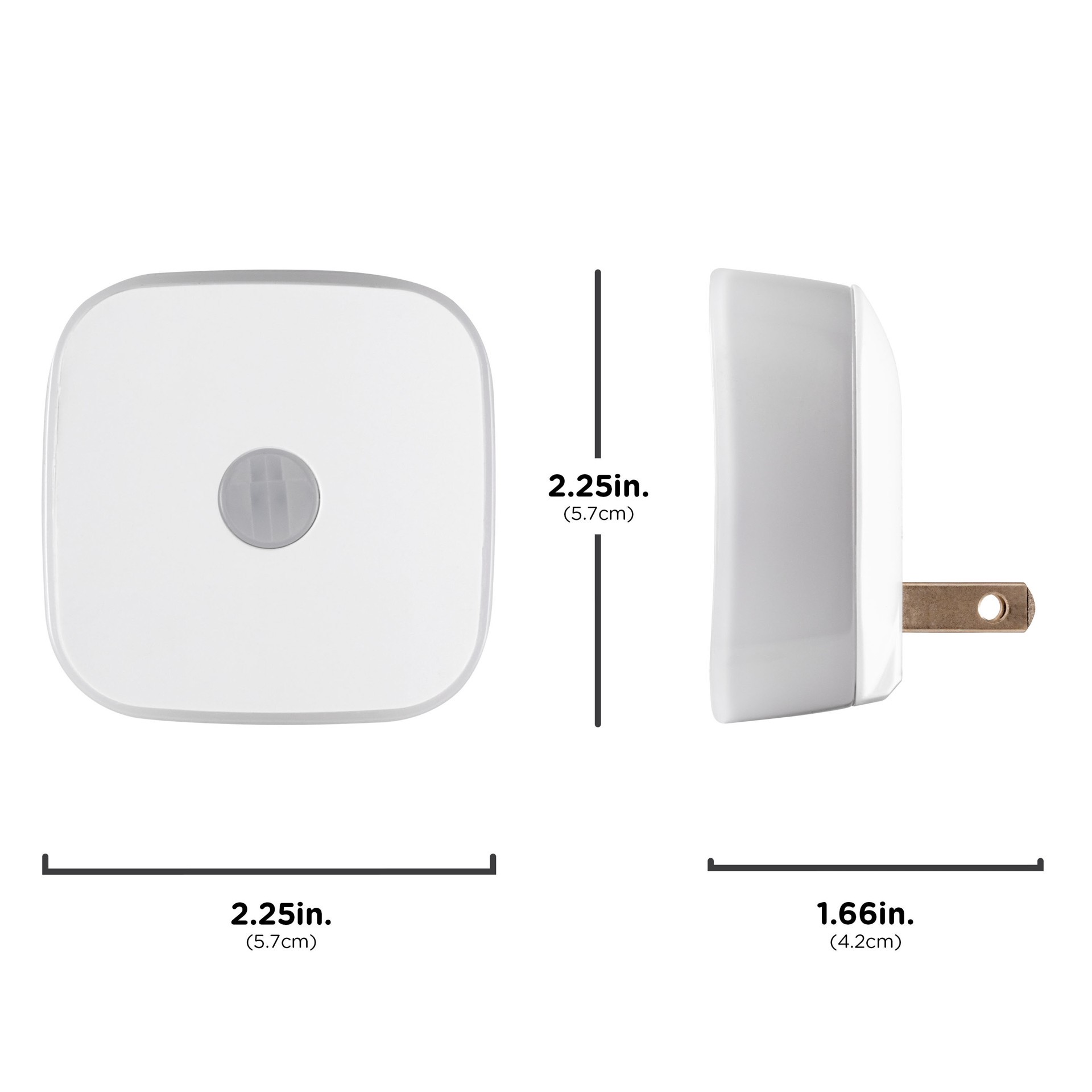 slide 3 of 6, Enbrighten Motion Sensing White LED Auto On/Off Night Light, 1 ct