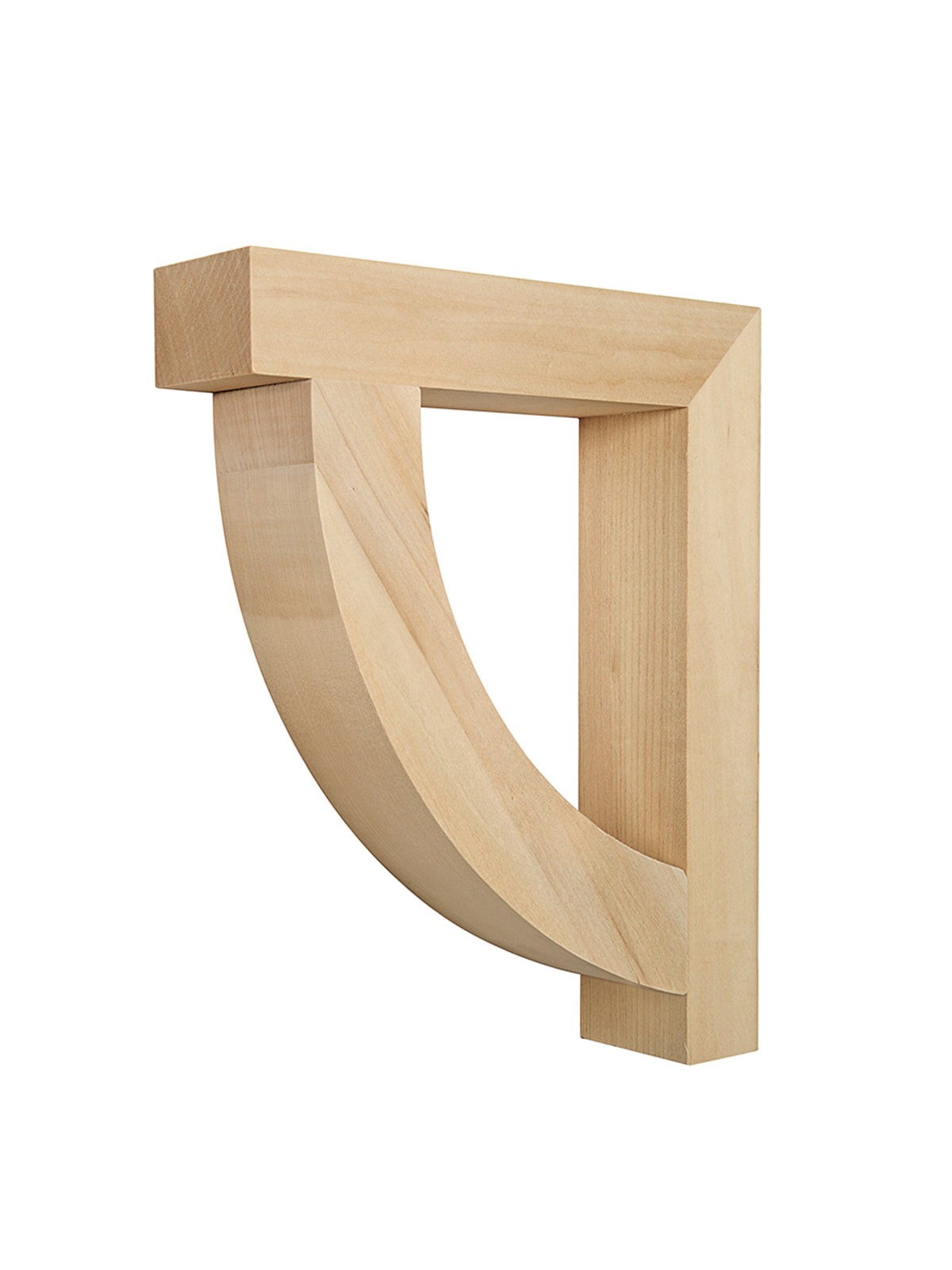 slide 2 of 5, Waddell Farmhouse arch 9-in x 11-in-Gauge Unfinished Wood Mounting Bracket, 1 ct