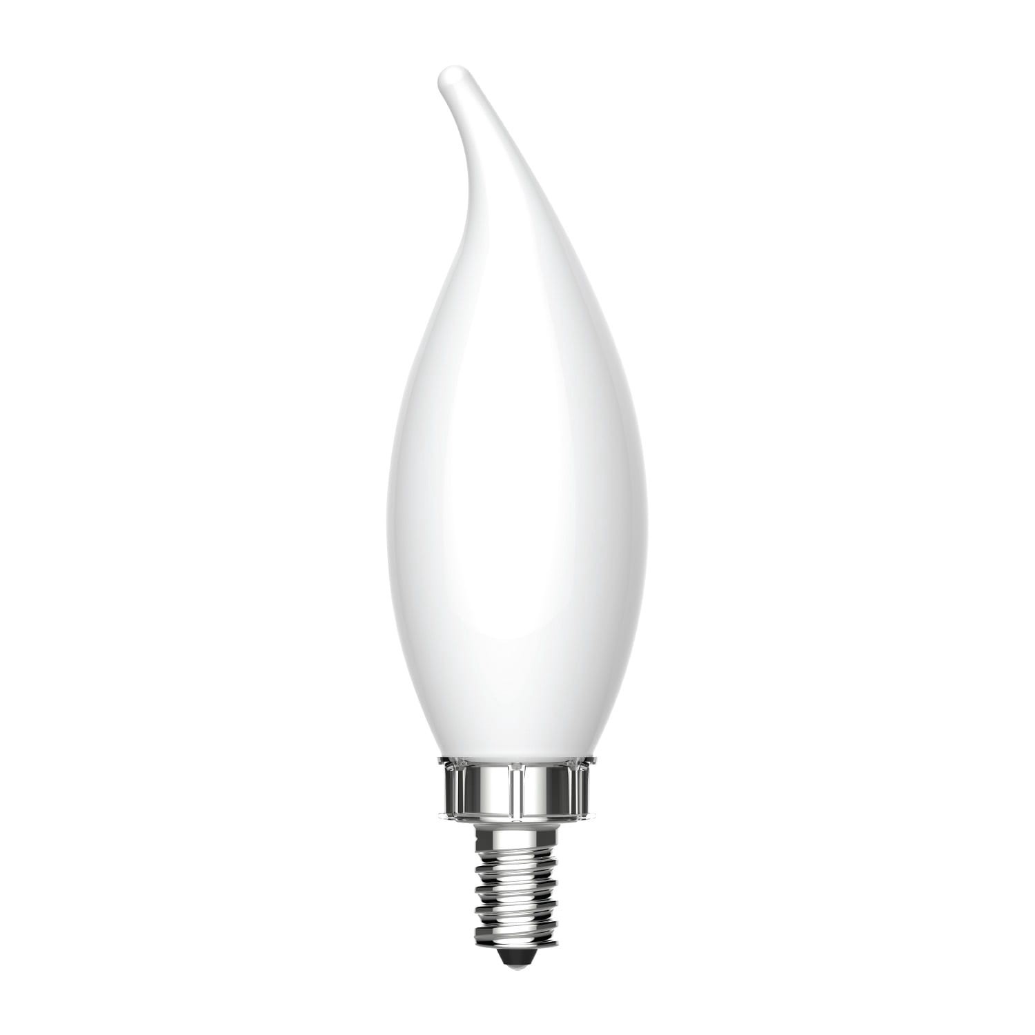 slide 3 of 6, GE 40 -Watt EQ CA11 Color-enhancing Candelabra base (E-12) Dimmable LED Decorative Light Bulb 3 -Pack, 1 ct